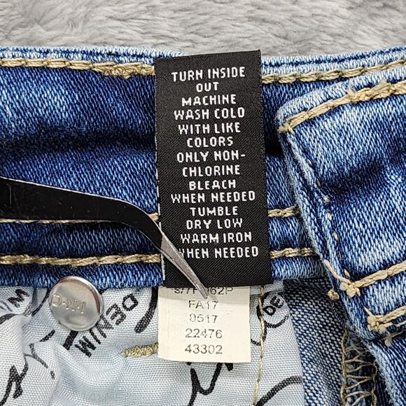 INC International Concepts Jeans Womens 4PS SHORT Blue Regular Fit Boot Cut Leg - Picture 7 of 12